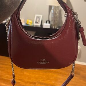 Coach Pink Leather Shoulder Bag